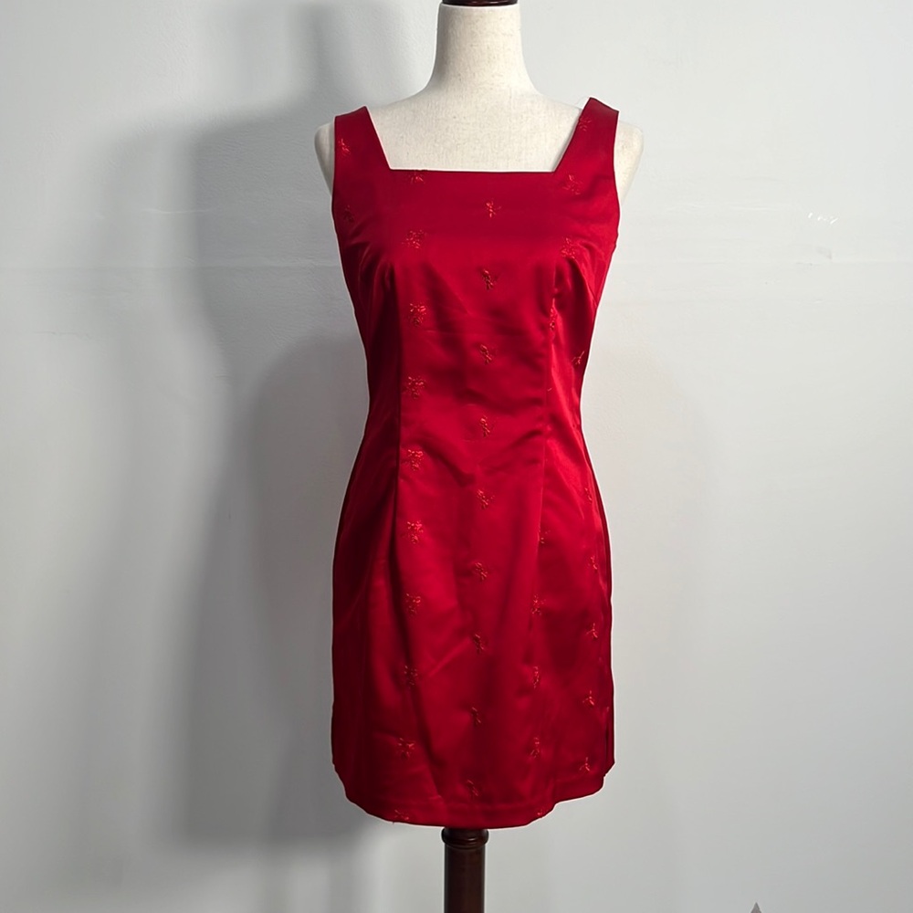 Vintage Mini Dress Y2K  Cocktail Valentine Goth Coquette